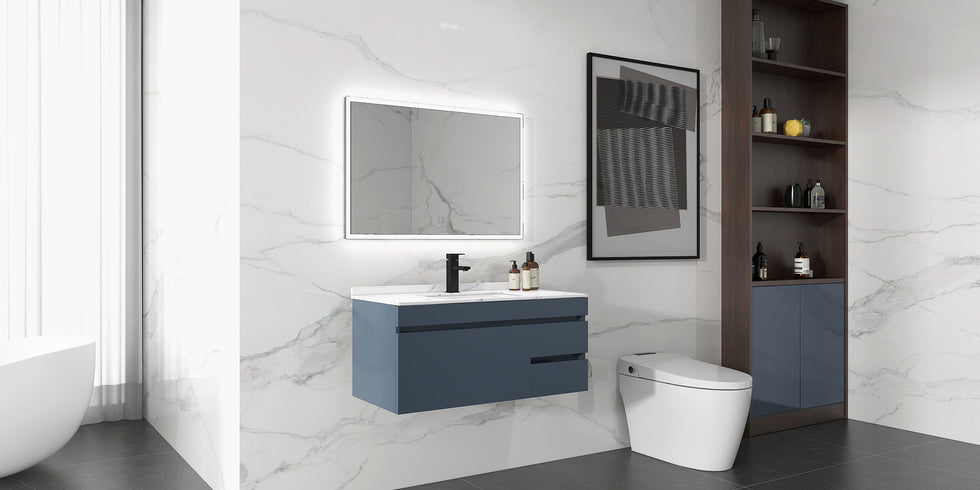 HMR - Smart Bidet Toilet with Foot Sensor Flushing 1.32 GPF