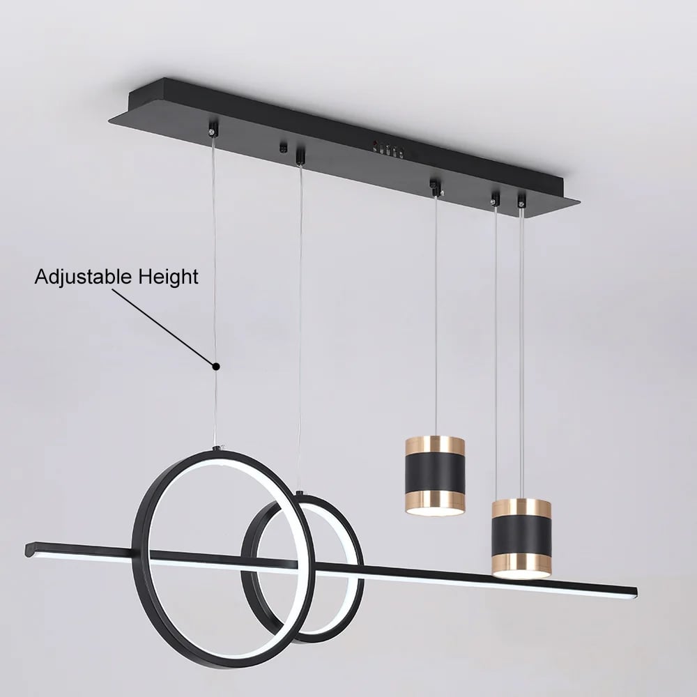 HMR - Kitchen Island Light Geometric Starry Reflection Hanging Light 3-Way
