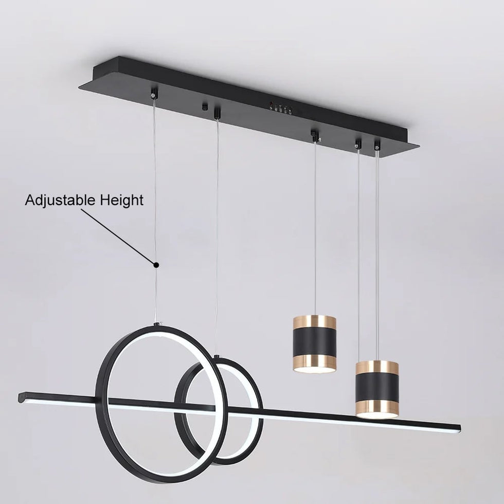 HMR - Kitchen Island Light Geometric Starry Reflection Hanging Light 3-Way