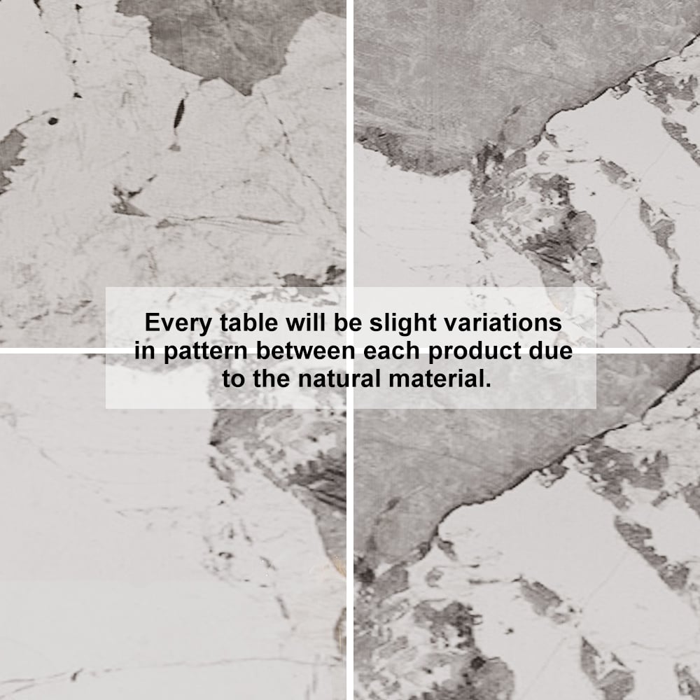 HMR - Modern Rectangle Sintered Stone Dining Table