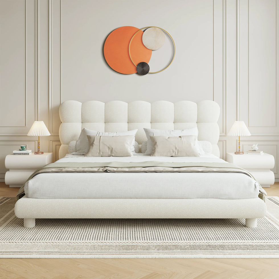 HMR - Modern Big Metal Geometric Circles Wall Decor Unique Home Living Room Hanging Wall Art