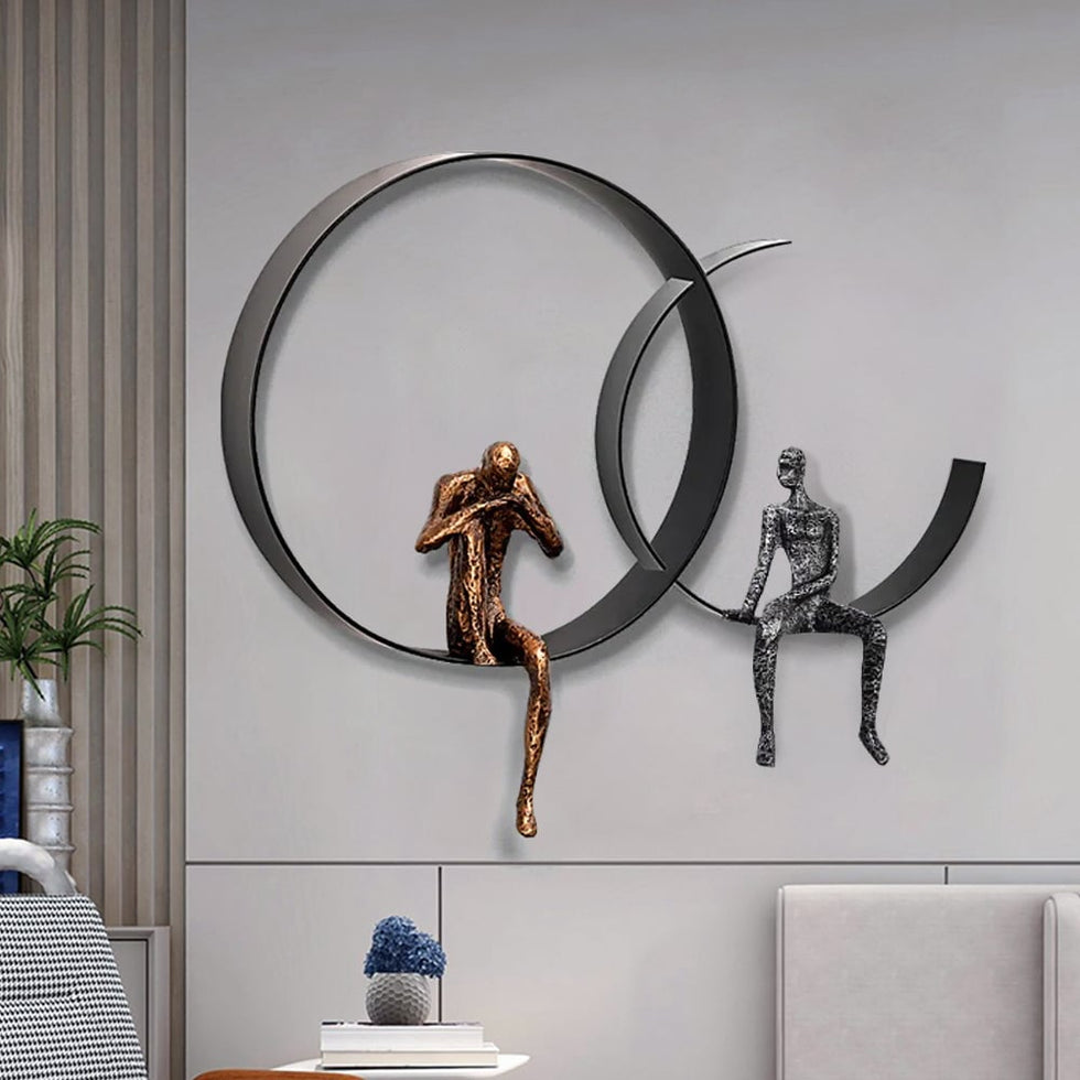 HMR - Modern 3D Artistic Figure Wall Decor