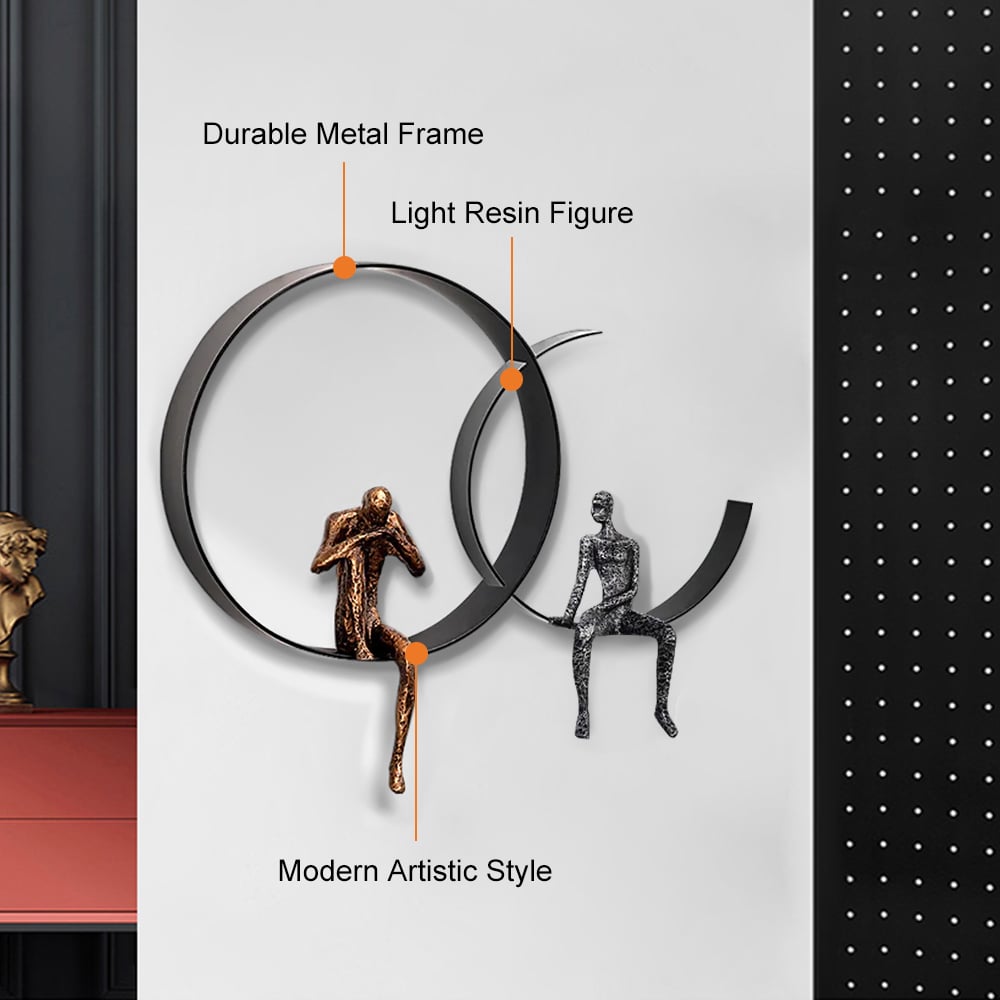 HMR - Modern 3D Artistic Figure Wall Decor