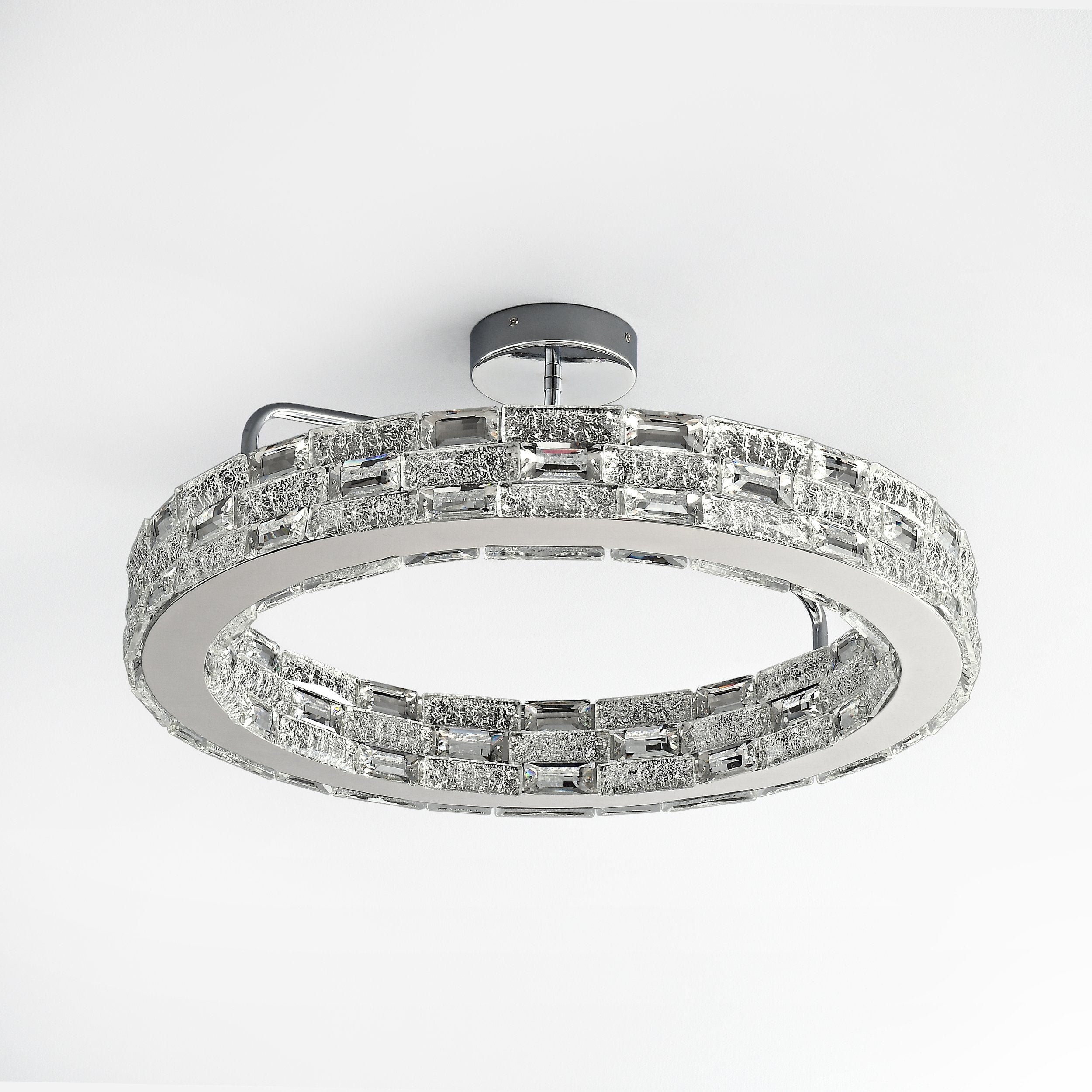 HMR - Modern 3 Color Crystal Chandelier Pendant Light