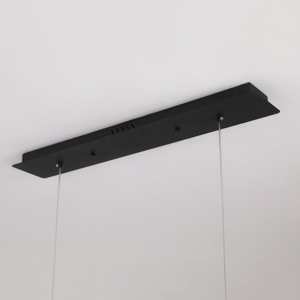 HMR - Modern Kitchen Island Light with Glass Globe Shade Ceiling Pendant Lights