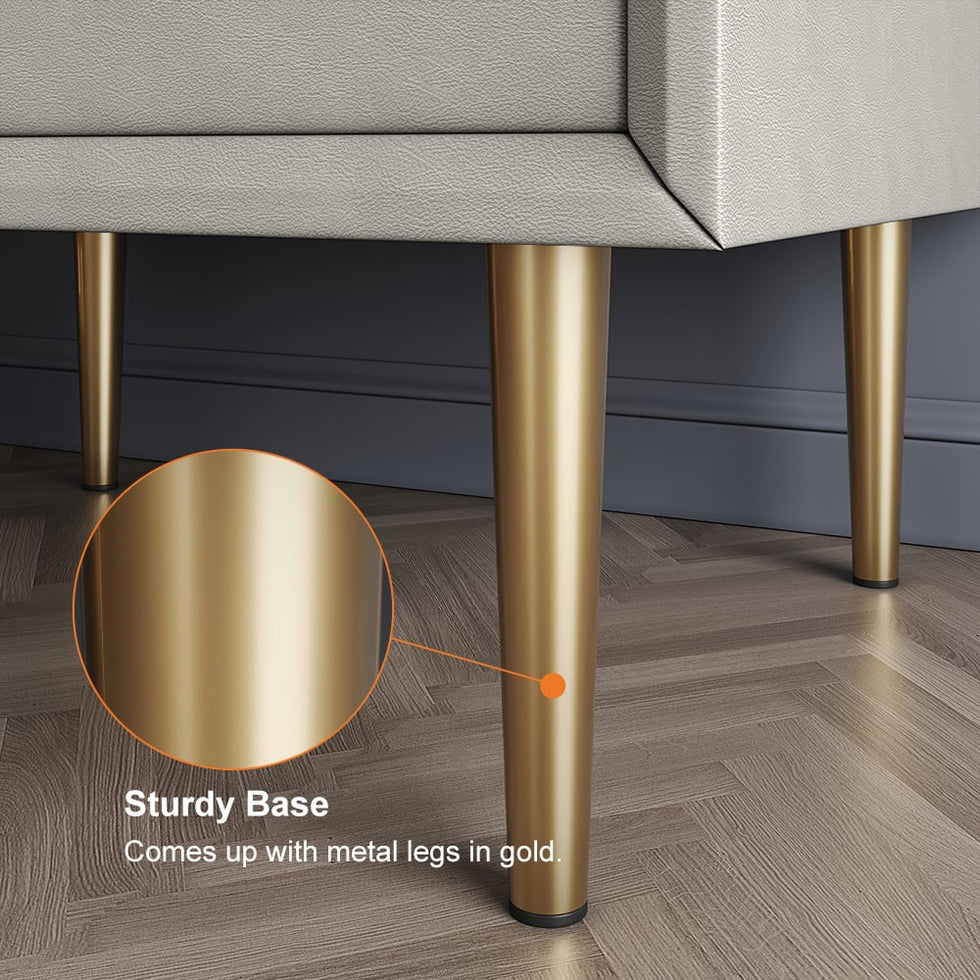 HMR - Modern 2-Drawer Nightstand