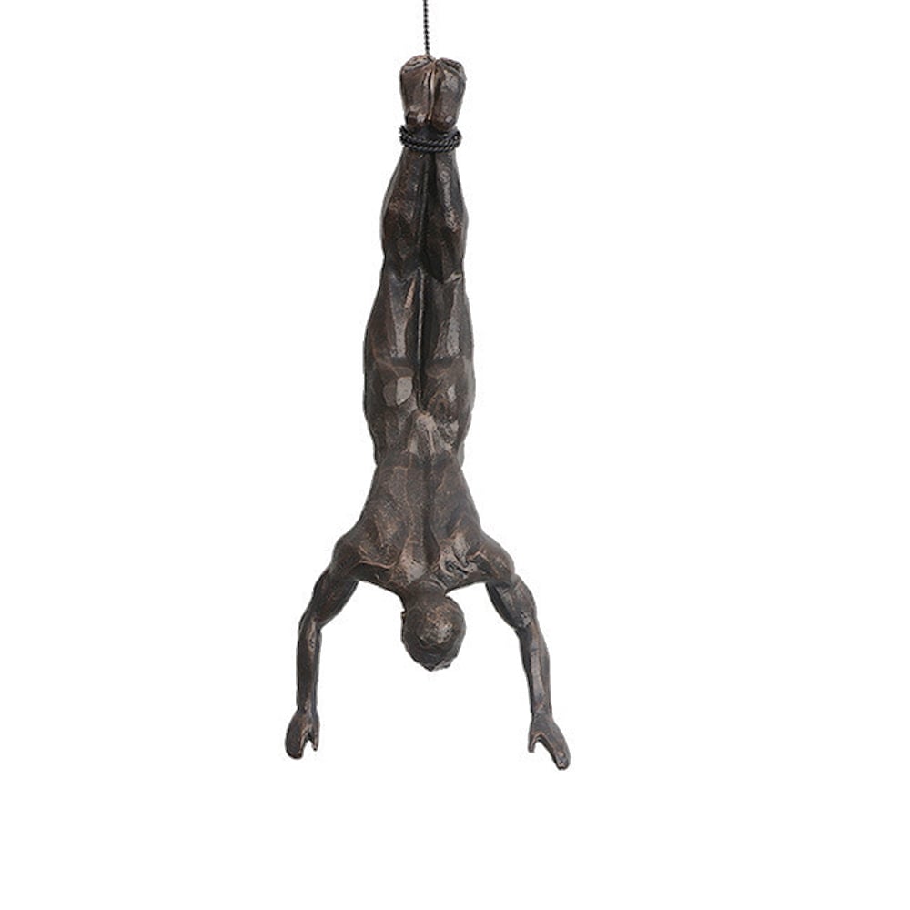 HMR - Industrial 3-Pieces Climbing Man Resin Wall Decor for Living Room & Entryway