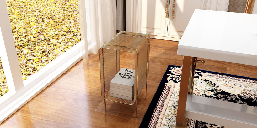 HMR - Modern 59" Writing Desk with Drawer & Shelf