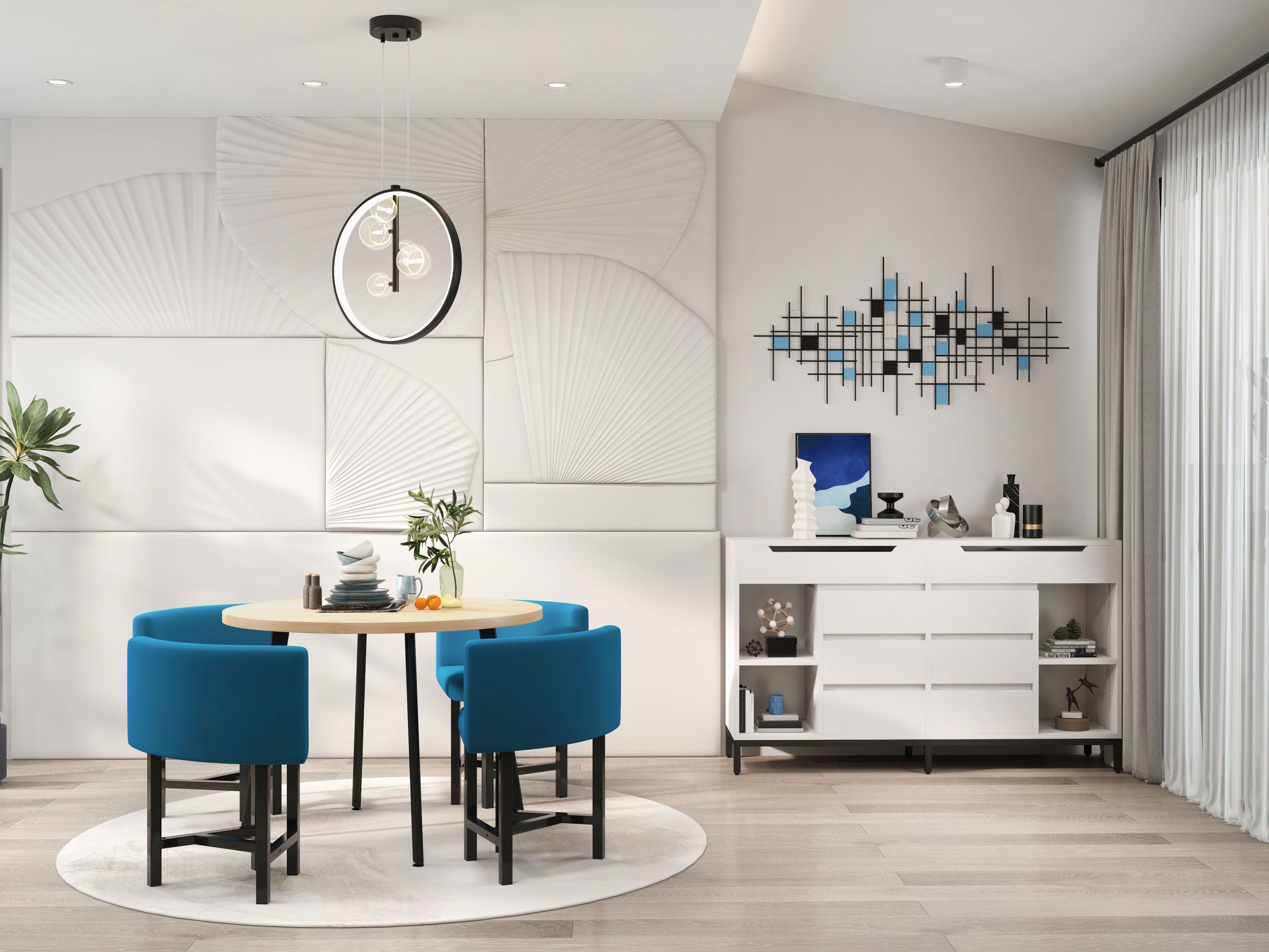 HMR - Modern Metal Wall Decor