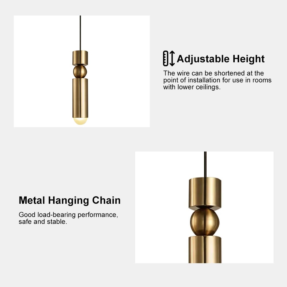 HMR - Mini Cylinder Single-Light Pendant Light