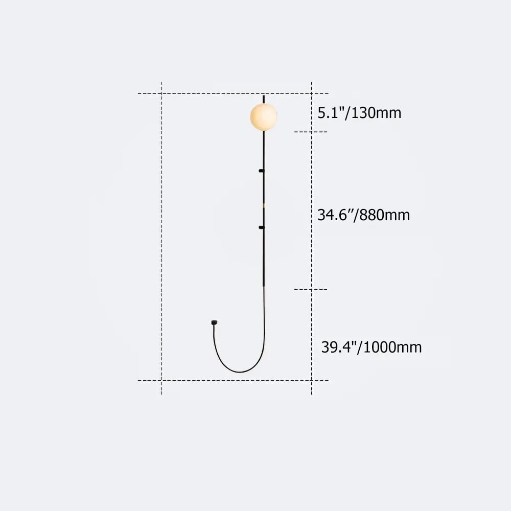HMR - Modern Plug-in Wall Sconce