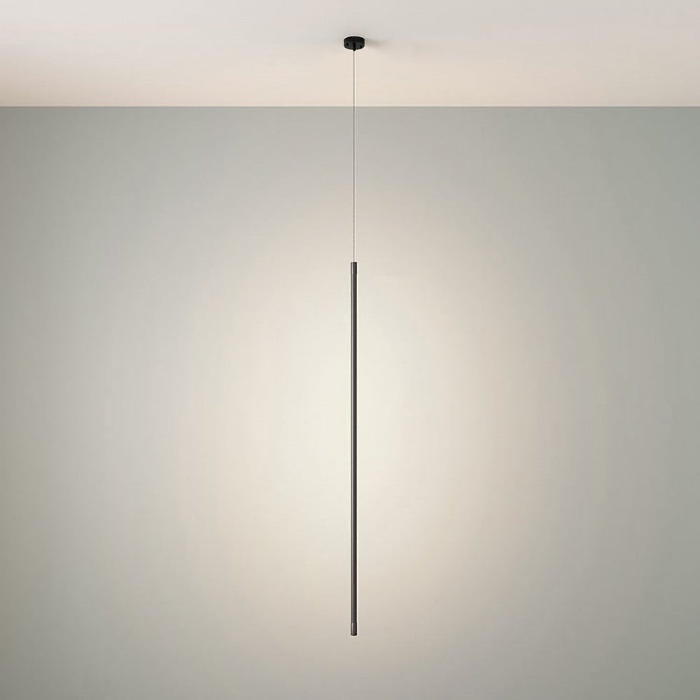 HMR - Mini Cylinder LED Pendant Single Light in Black