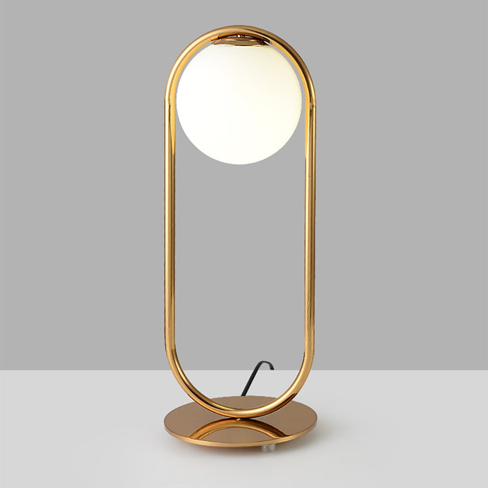 HMR - Glass Globe Table Lamp LED