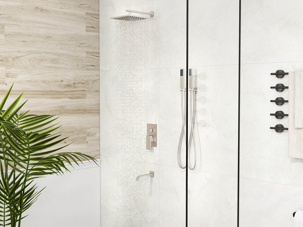 HMR - Dree 10" Shower Set with Hand Shower & Tub Spout