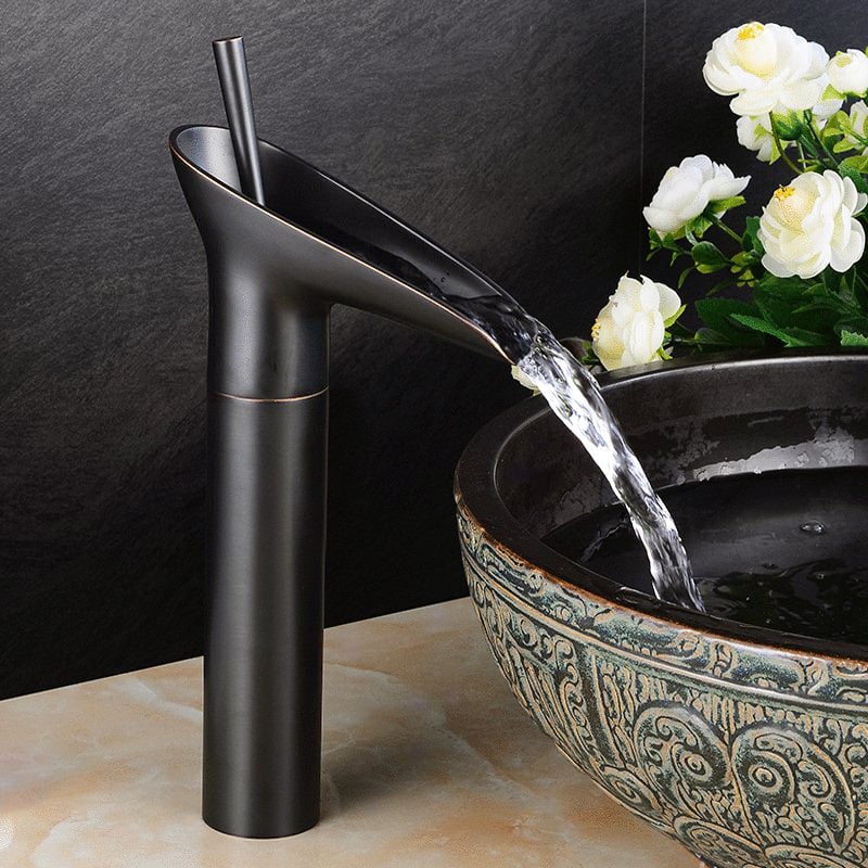 HMR - Ashfie Classic Single Tall Waterfall Basin Mixer Tap