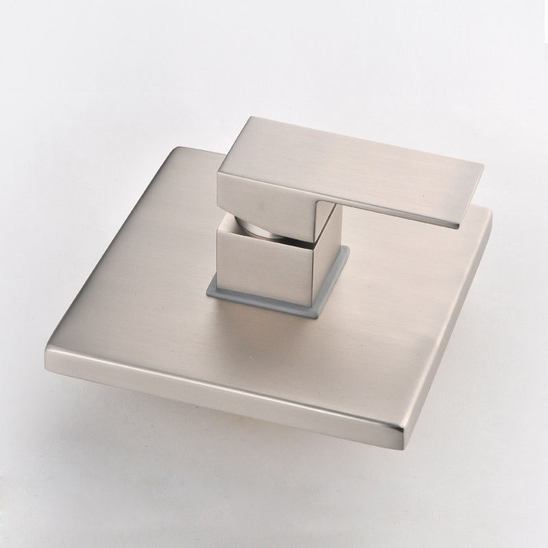 HMR - Square Shower Valve and Trims in Brushed Nickel, Solid Brass