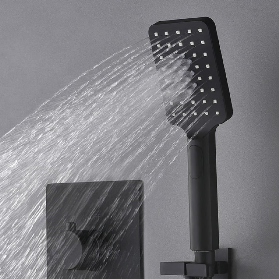 HMR - 20'' Thermostatic Shower System with Hand Shower and 3 Body Jets