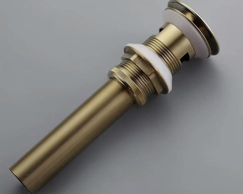 HMR - Modern Bathroom Sink Pop Up Drain without Overflow