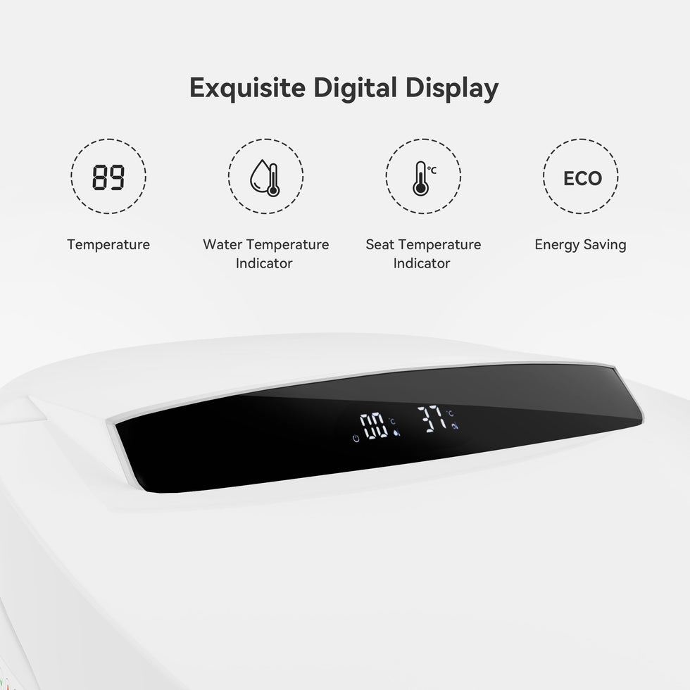 HMR - Smart Bidet Toilet with Auto Open/Close Lid