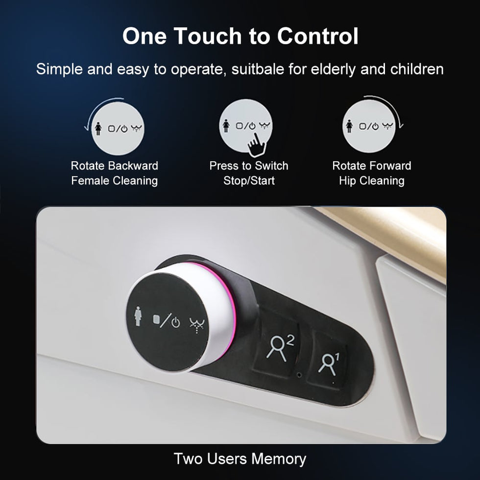 HMR - Automatic Smart Bidet Toilet with Deodorizing Function 1.28 GPF