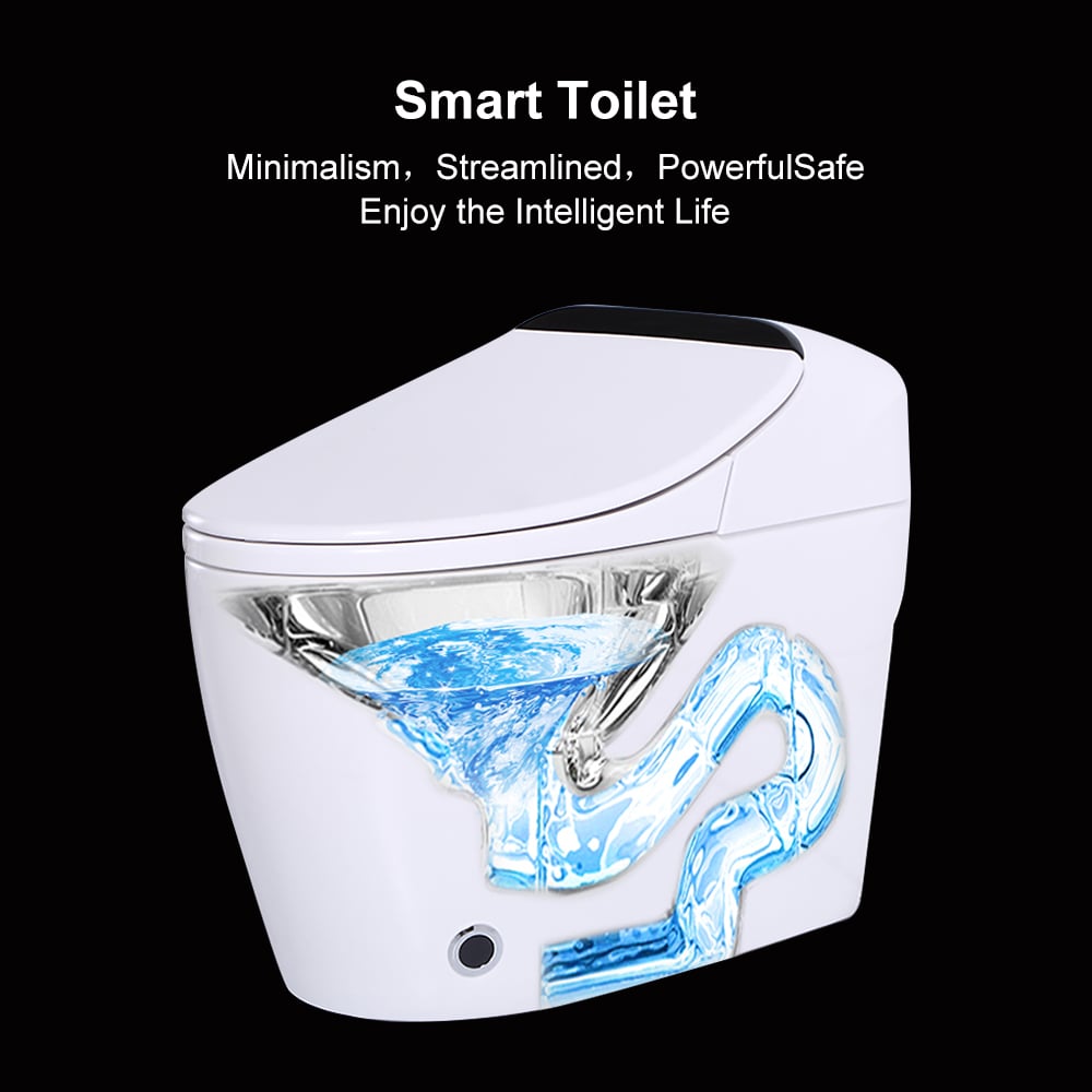 HMR - Automatic Smart Bidet Toilet with Deodorizing Function 1.28 GPF