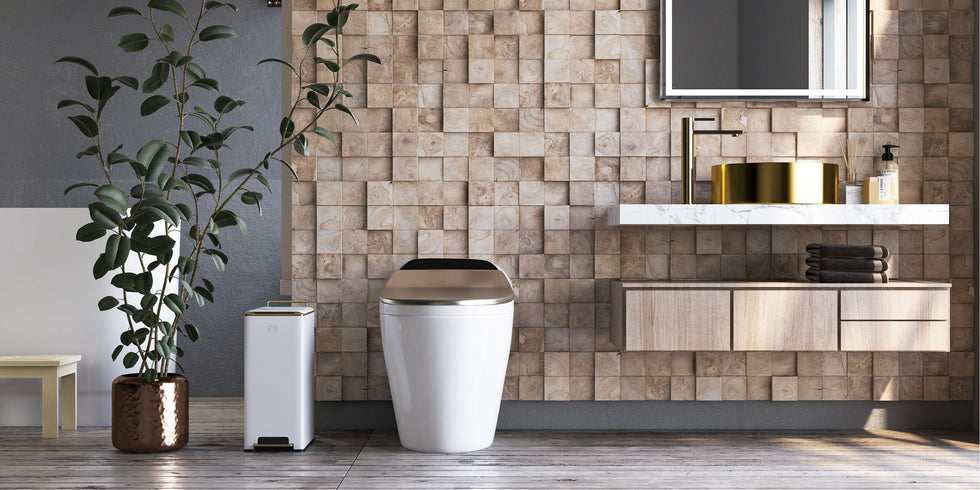 HMR - Automatic Smart Bidet Toilet with Deodorizing Function 1.28 GPF