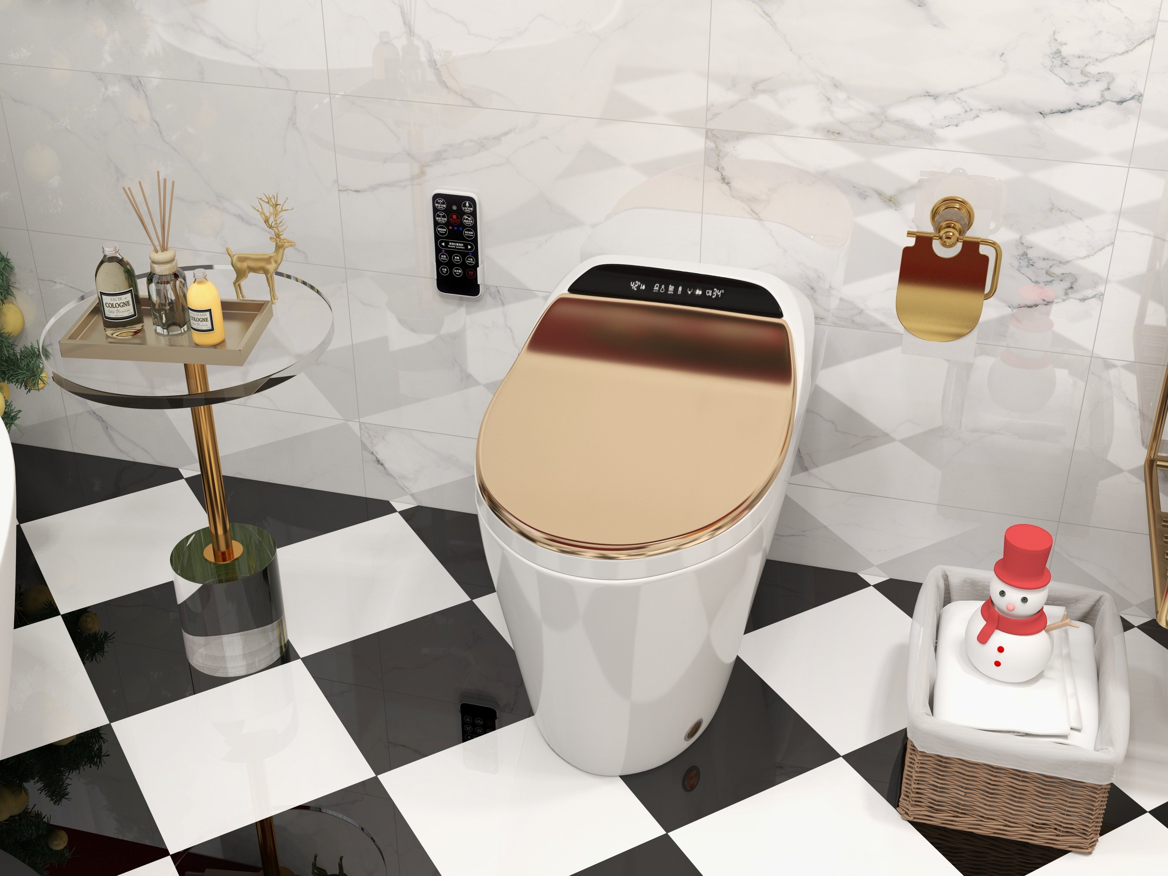 HMR - Automatic Smart Bidet Toilet with Deodorizing Function 1.28 GPF
