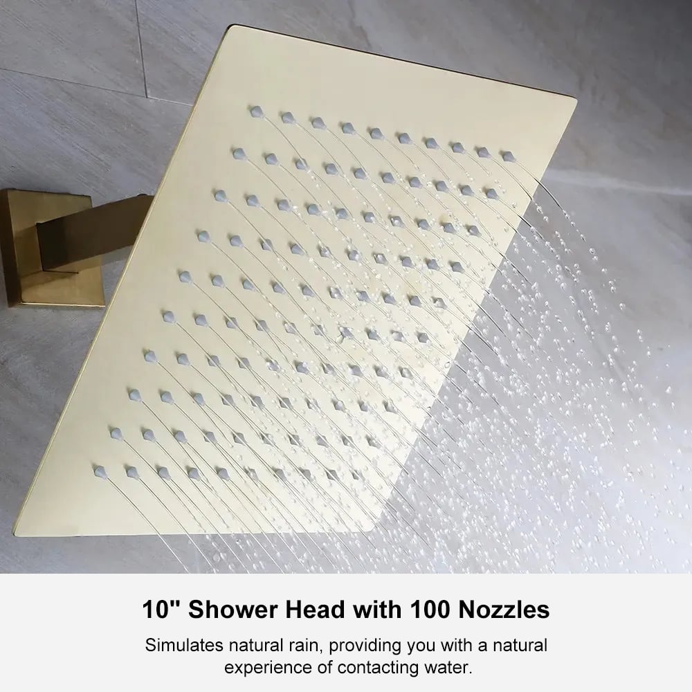 HMR - Wall Mount Rainshower Hand Shower & Tub Spout Shower System
