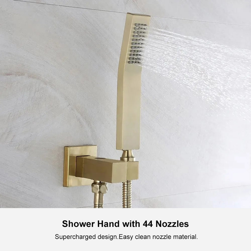 HMR - Wall Mount Rainshower Hand Shower & Tub Spout Shower System