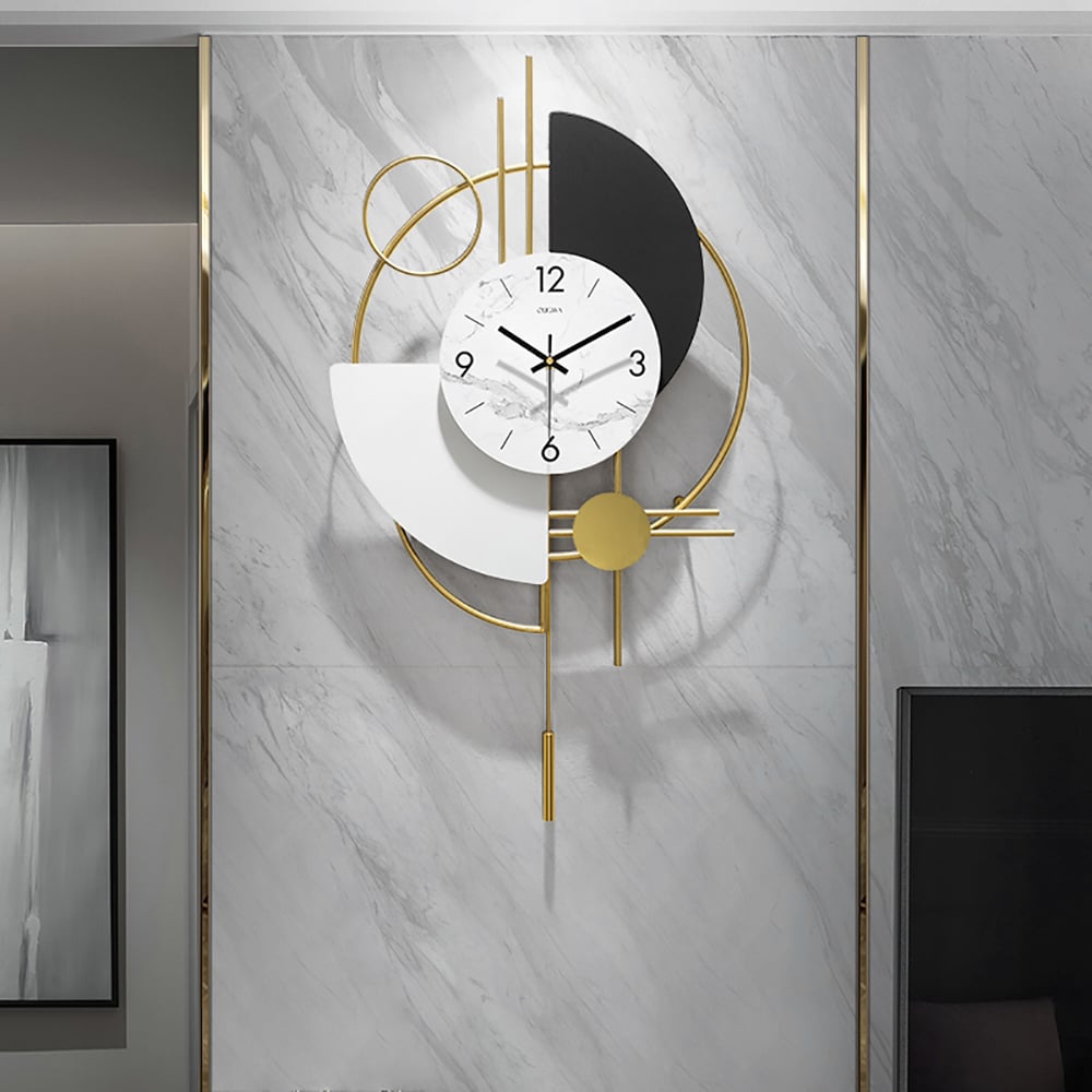 HMR - Modern 3D Round Wall Clock