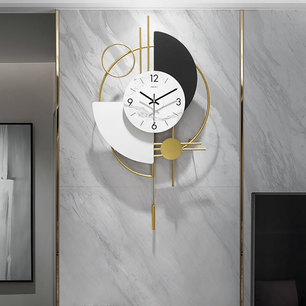 HMR - Modern 3D Round Wall Clock
