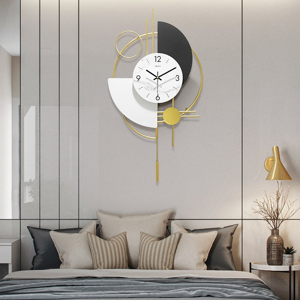 HMR - Modern 3D Round Wall Clock