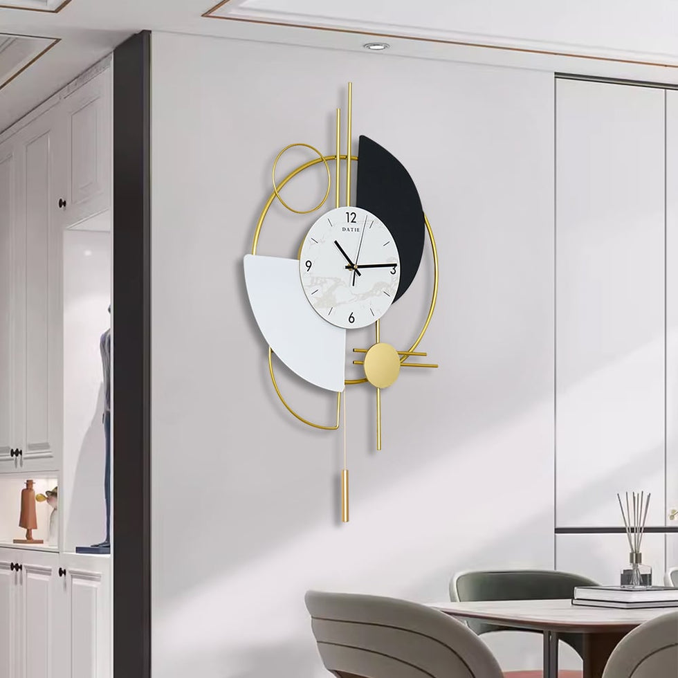 HMR - Modern 3D Round Wall Clock