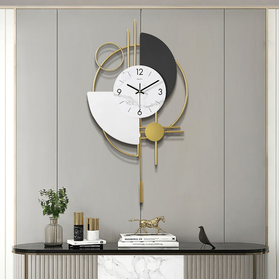 HMR - Modern 3D Round Wall Clock