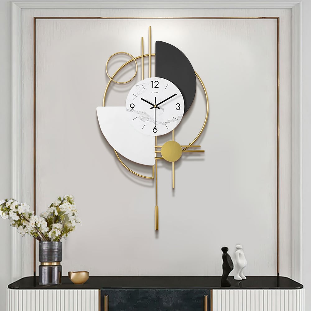 HMR - Modern 3D Round Wall Clock