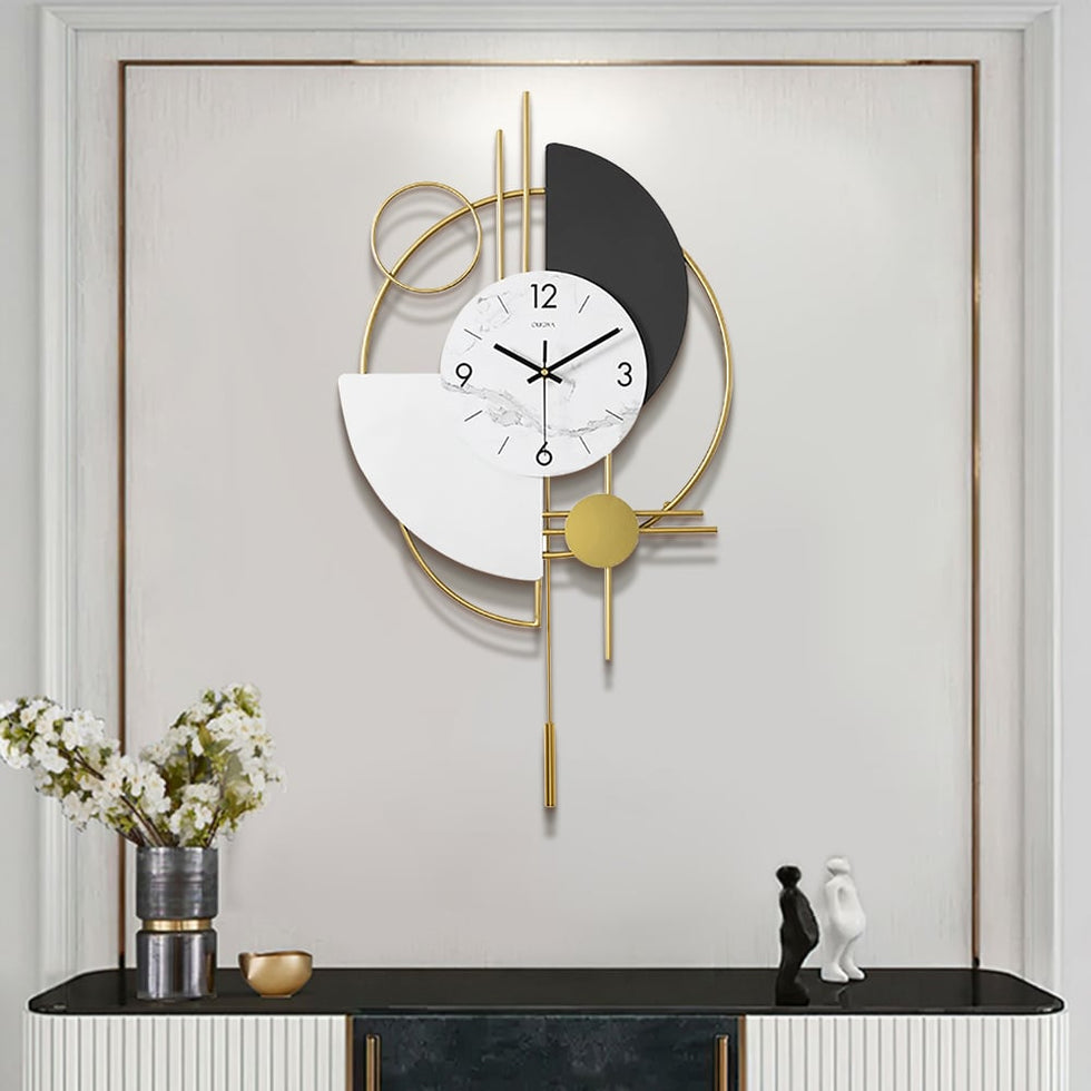 HMR - Modern 3D Round Wall Clock