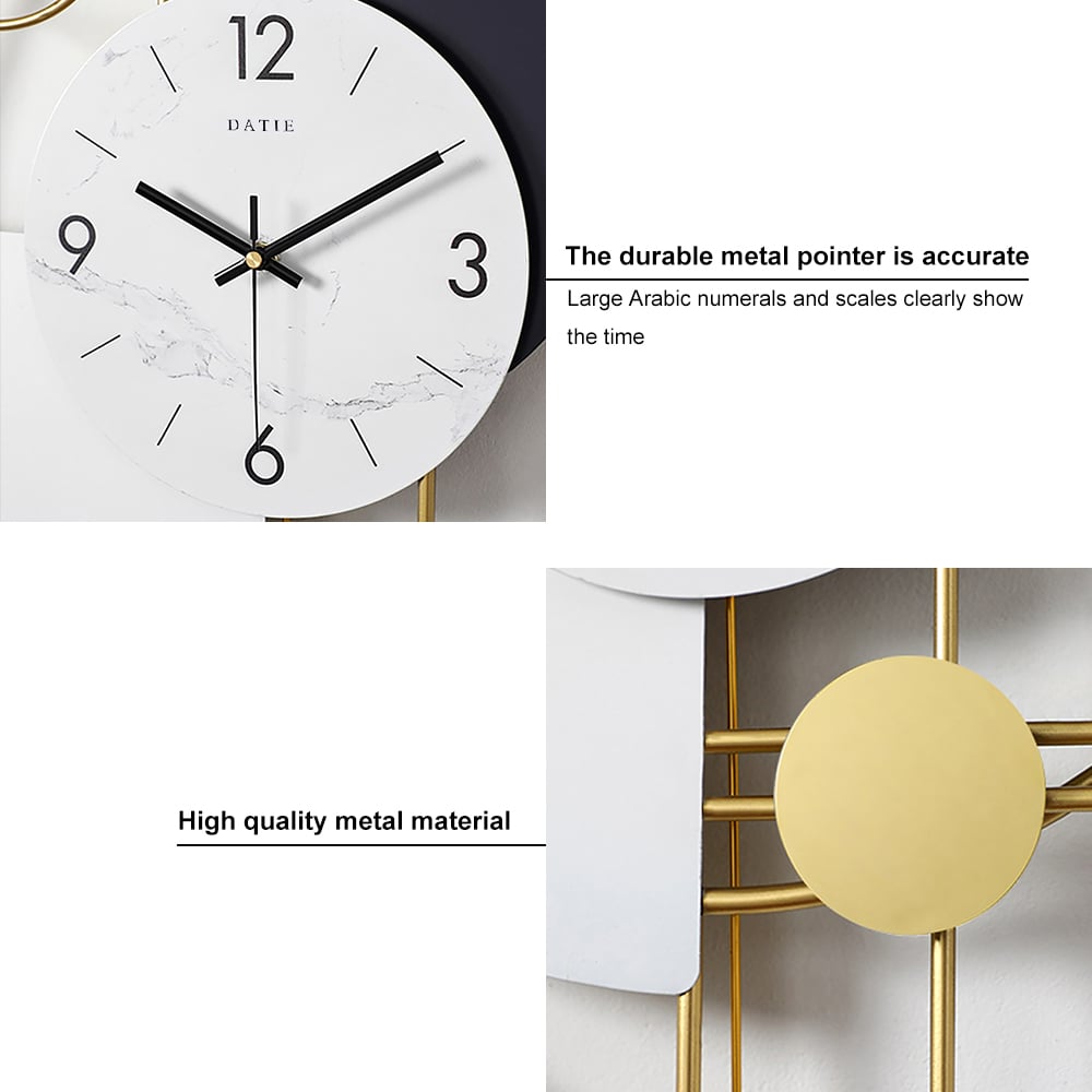 HMR - Modern 3D Round Wall Clock