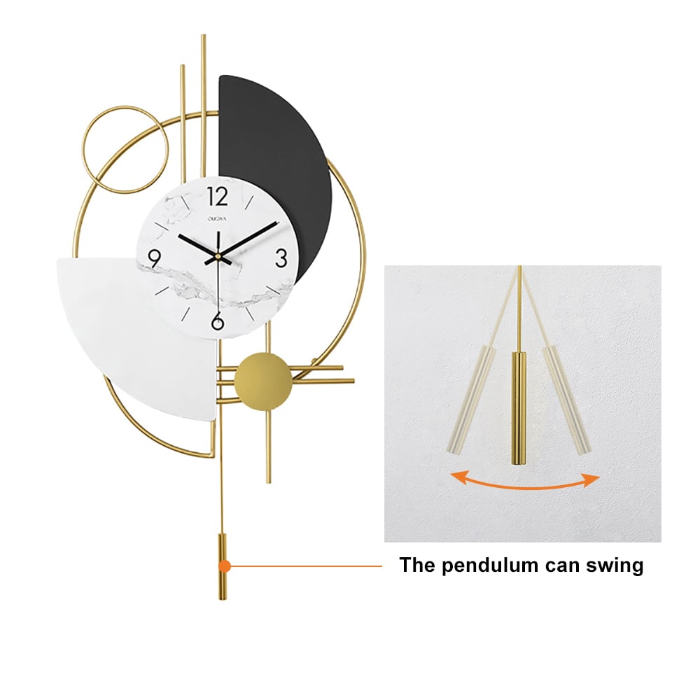 HMR - Modern 3D Round Wall Clock