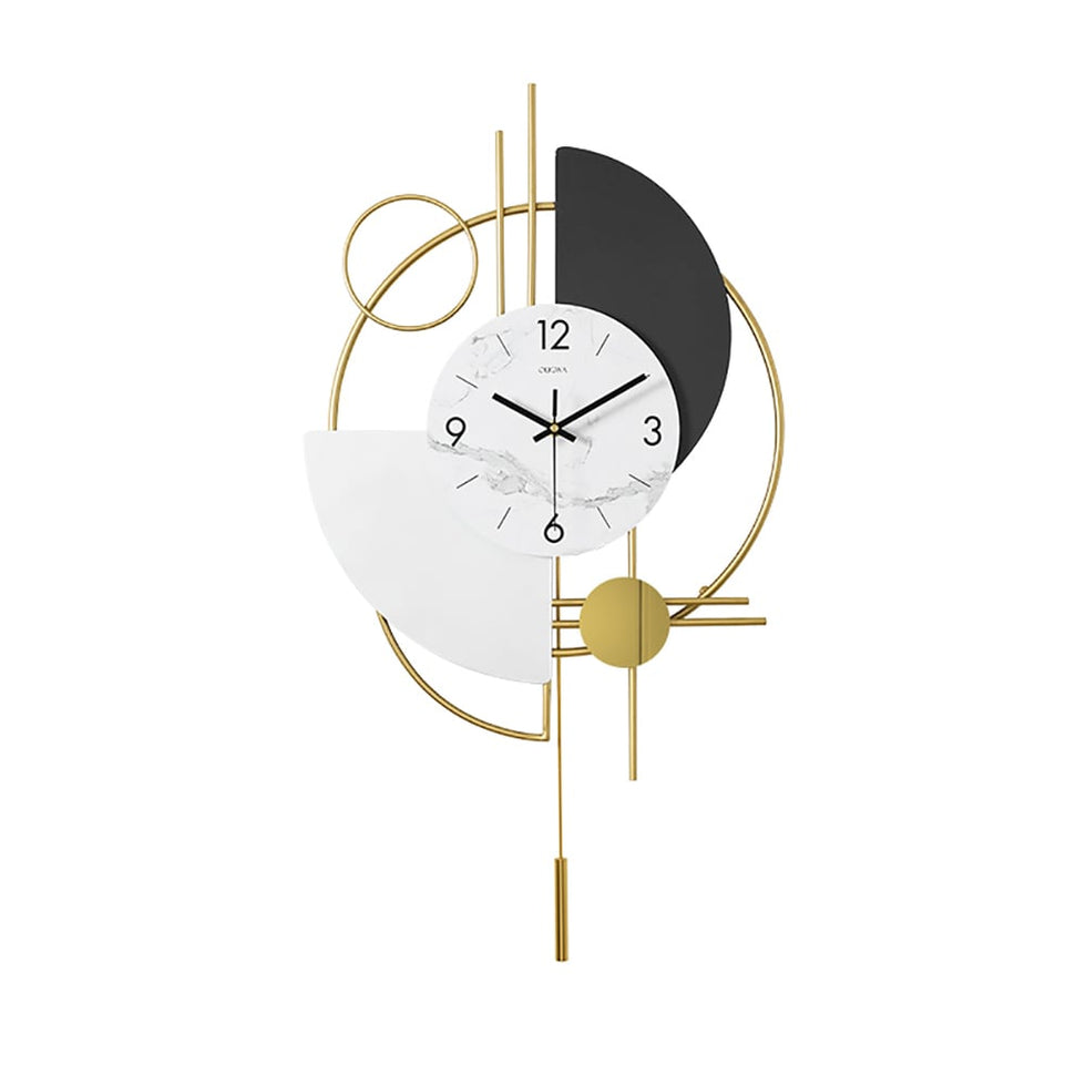 HMR - Modern 3D Round Wall Clock