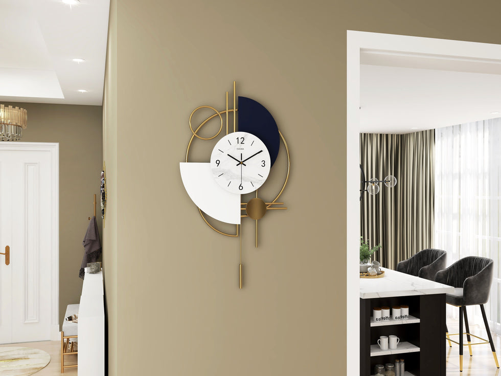 HMR - Modern 3D Round Wall Clock