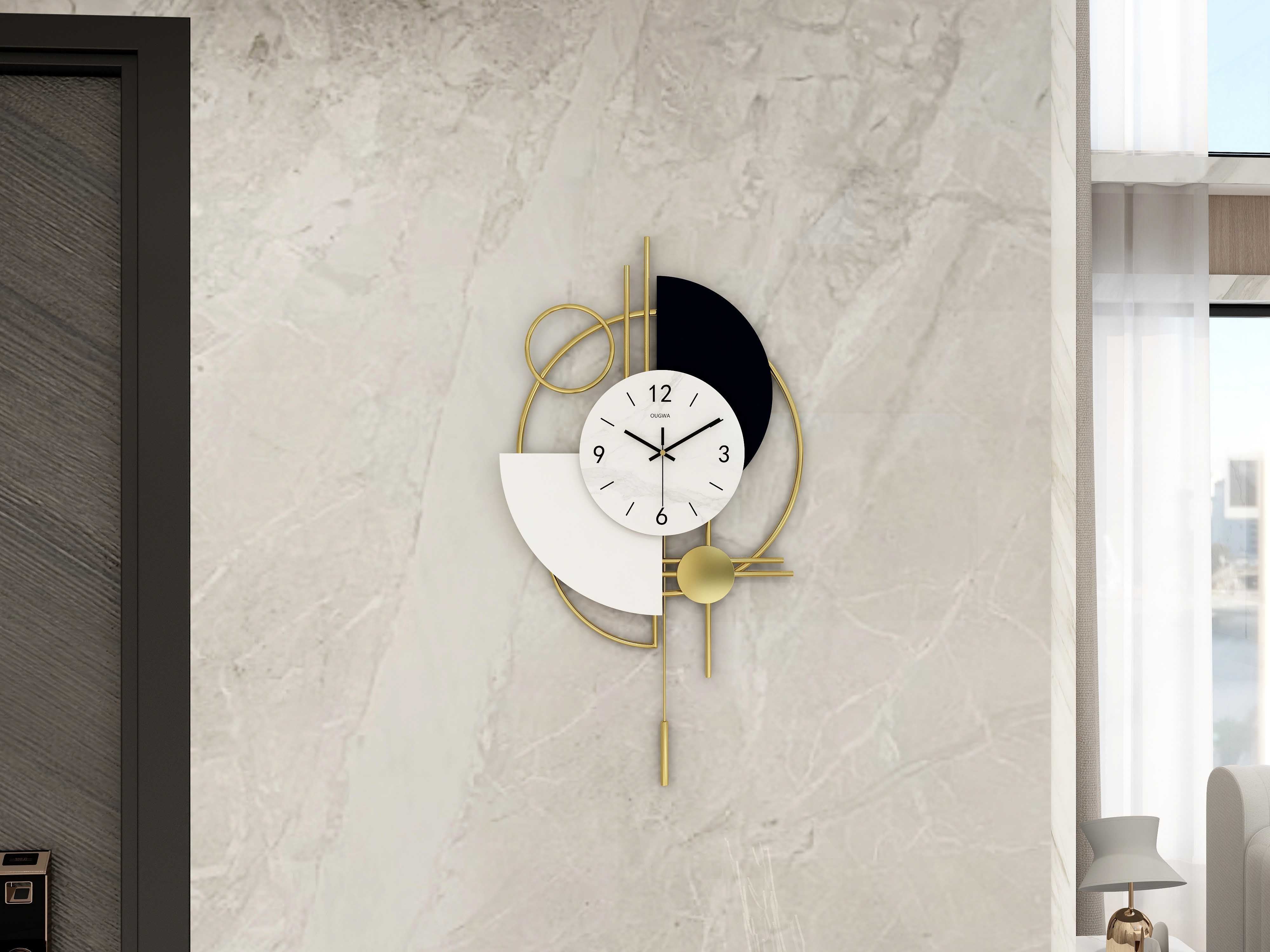 HMR - Modern 3D Round Wall Clock