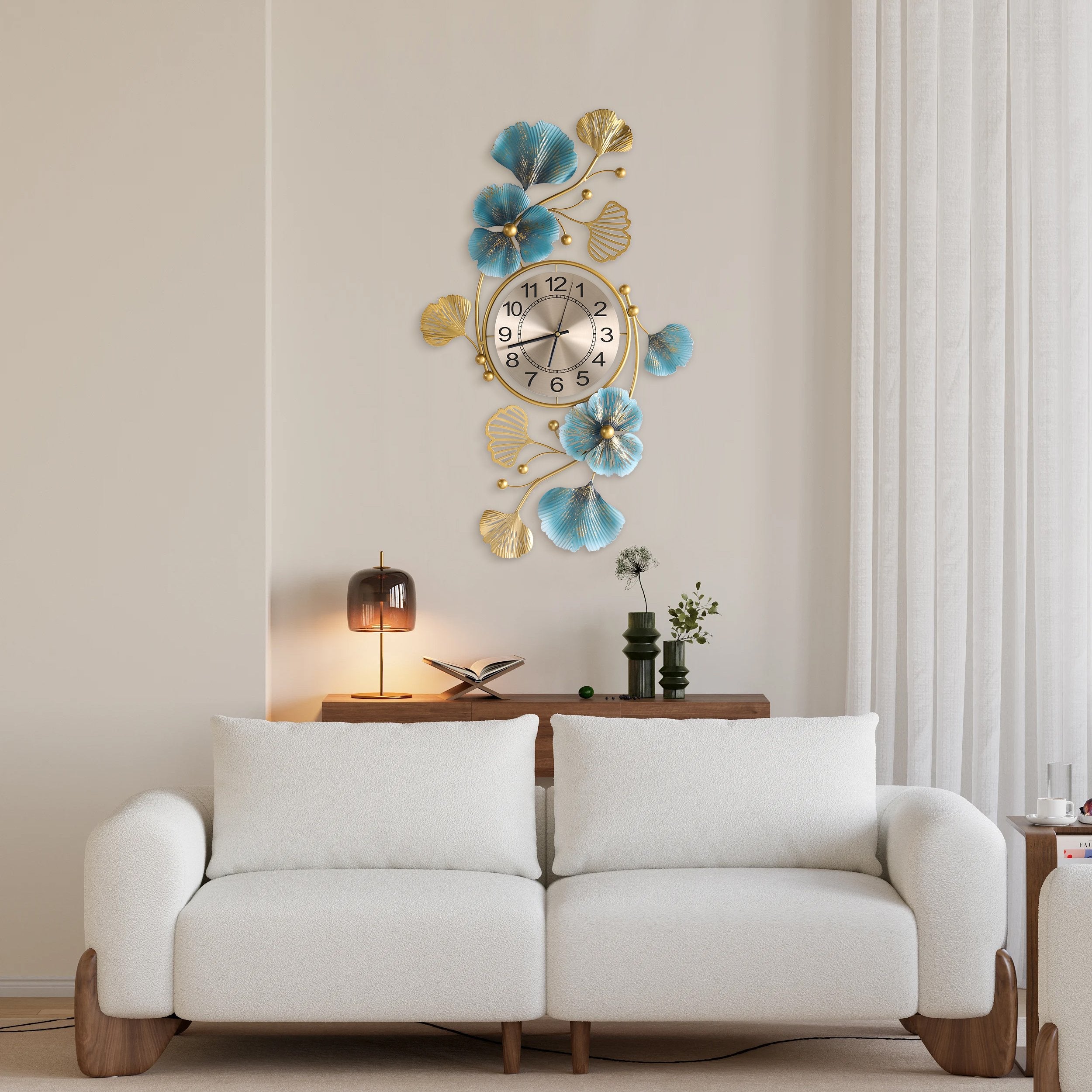 HMR - Modern 3D Wall Clock Decor Art