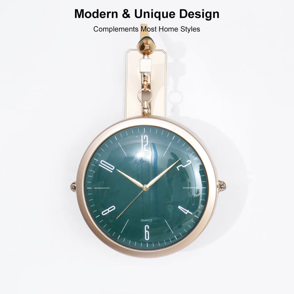 HMR - Modern Double-Sided Wall Clock