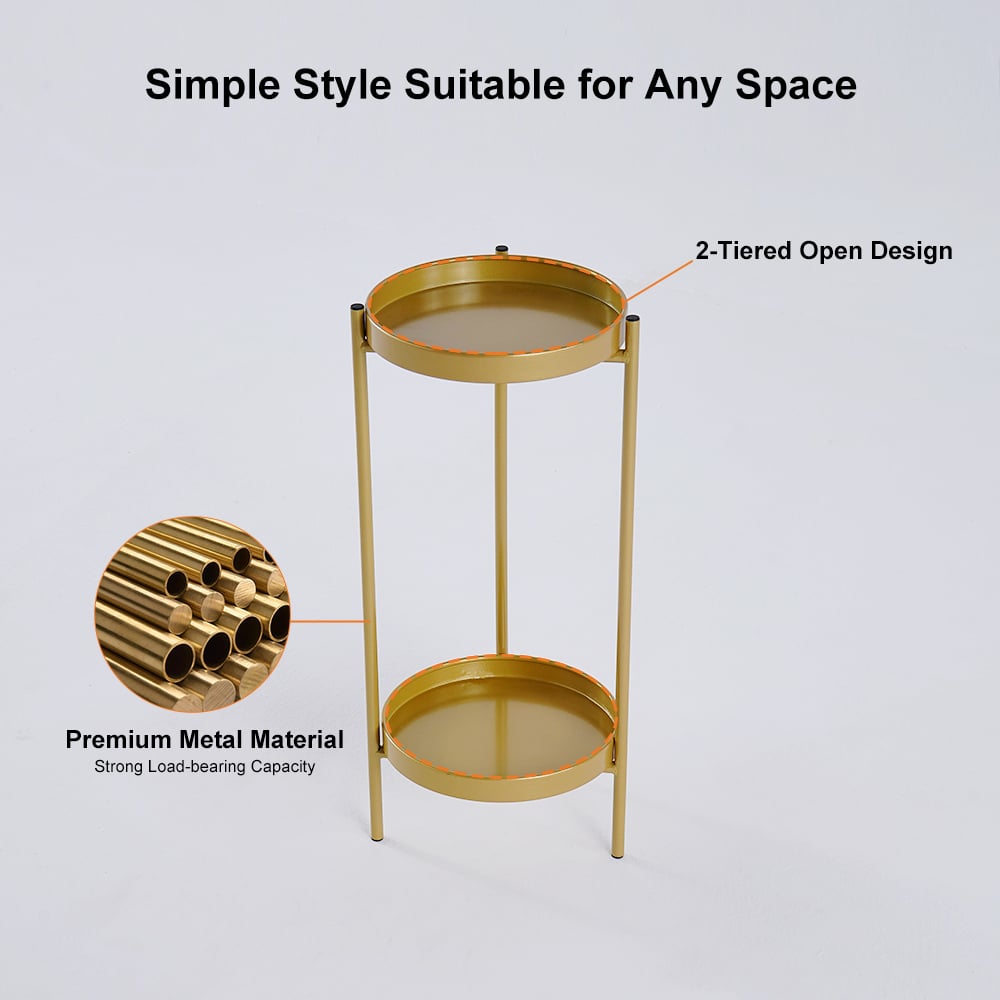 HMR - Round 2-Tiered Plant Stand
