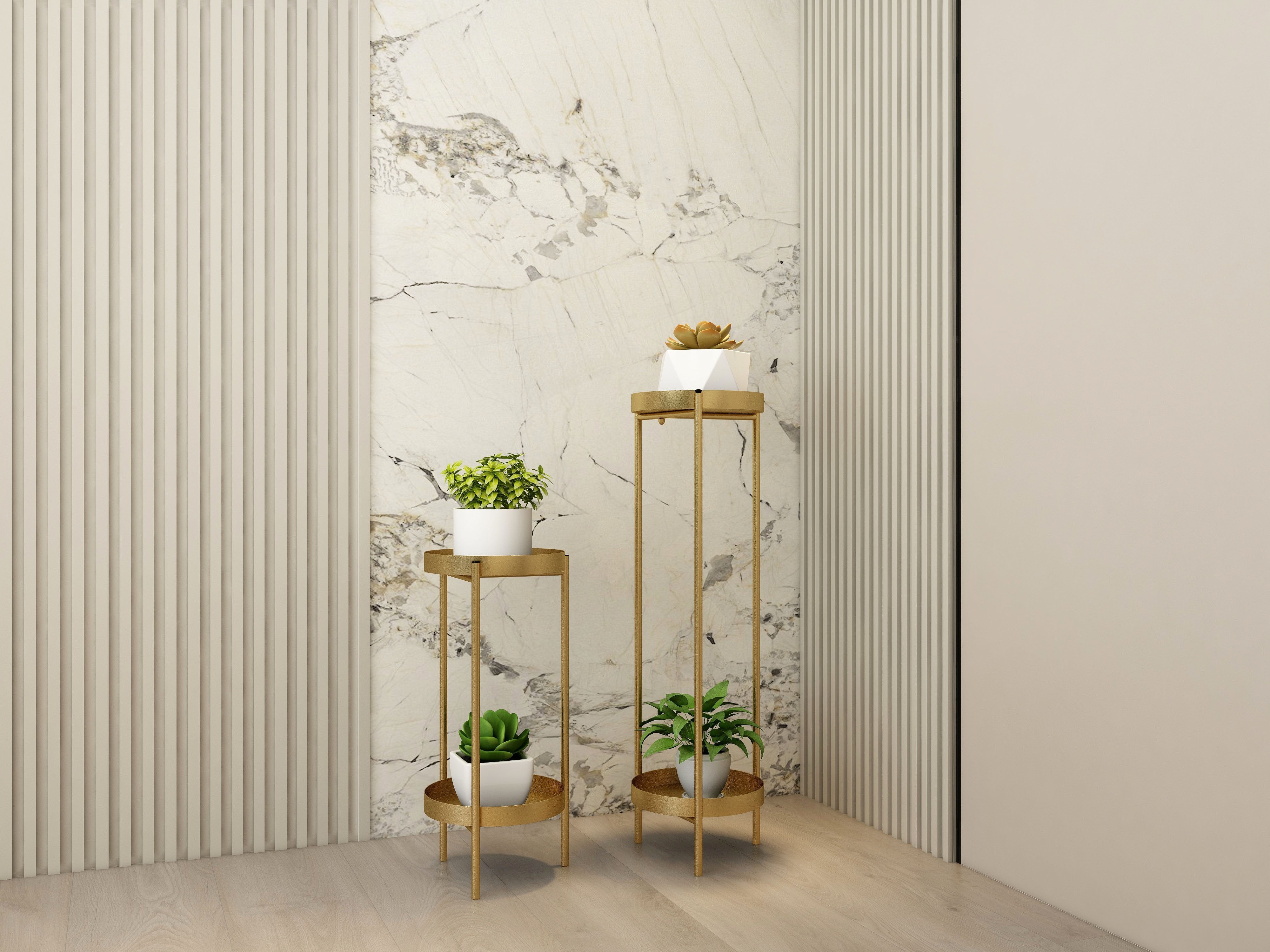 HMR - Round 2-Tiered Plant Stand