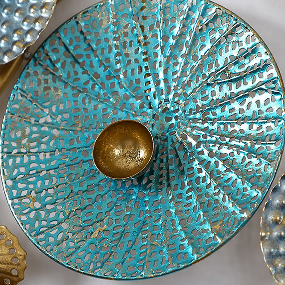 HMR - 3D Lotus Leaves Wall Decor