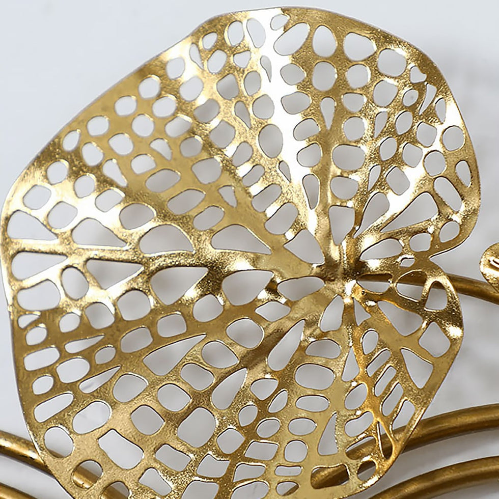 HMR - 3D Lotus Leaves Wall Decor