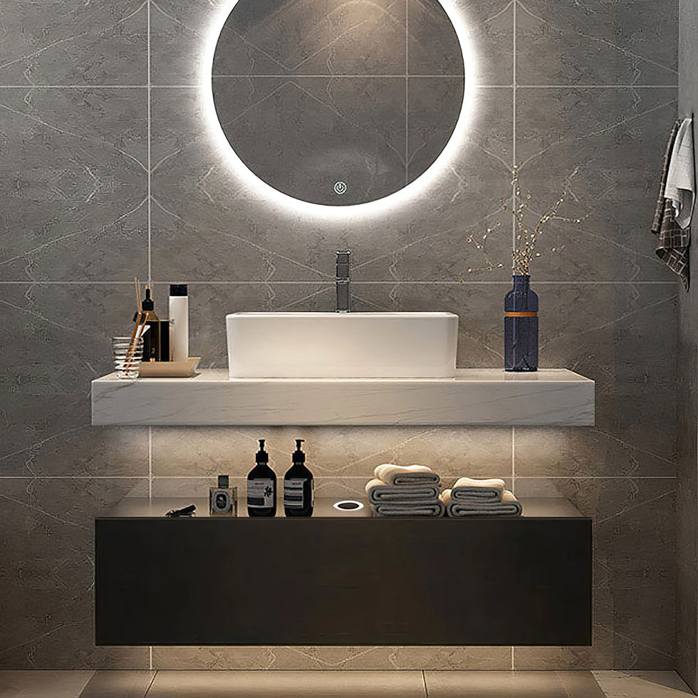 HMR - Modern 39" Bathroom Vanity Set with Sink