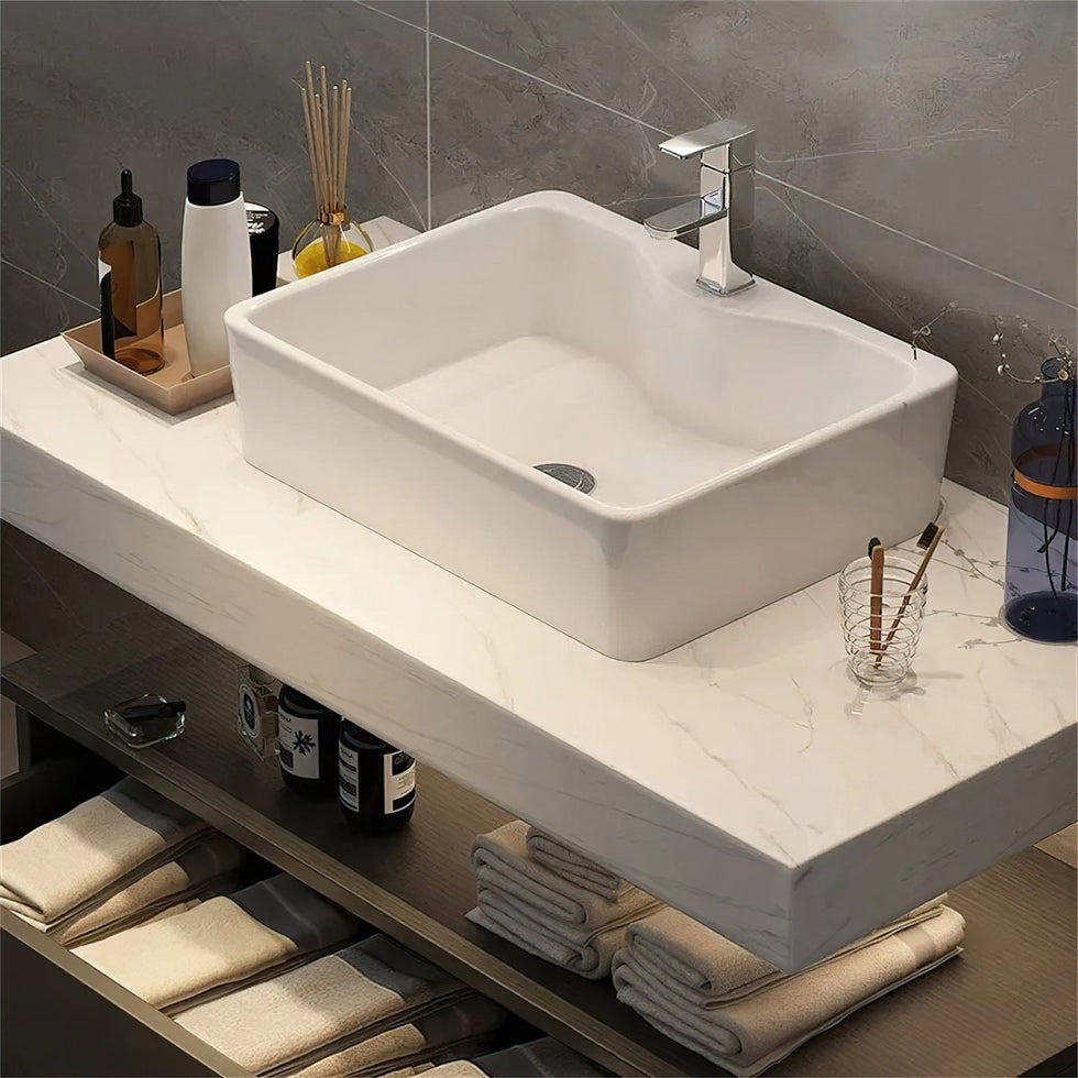 HMR - Modern 39" Bathroom Vanity Set with Sink