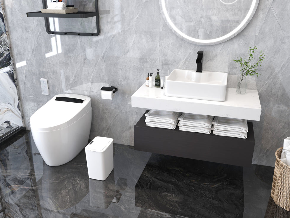 HMR - Modern 39" Bathroom Vanity Set with Sink